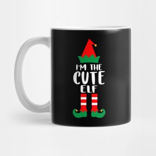 I'm The Nurse Cute Elf Family Matching Group Christmas Costume Outfit Pajama Funny Gift Mug